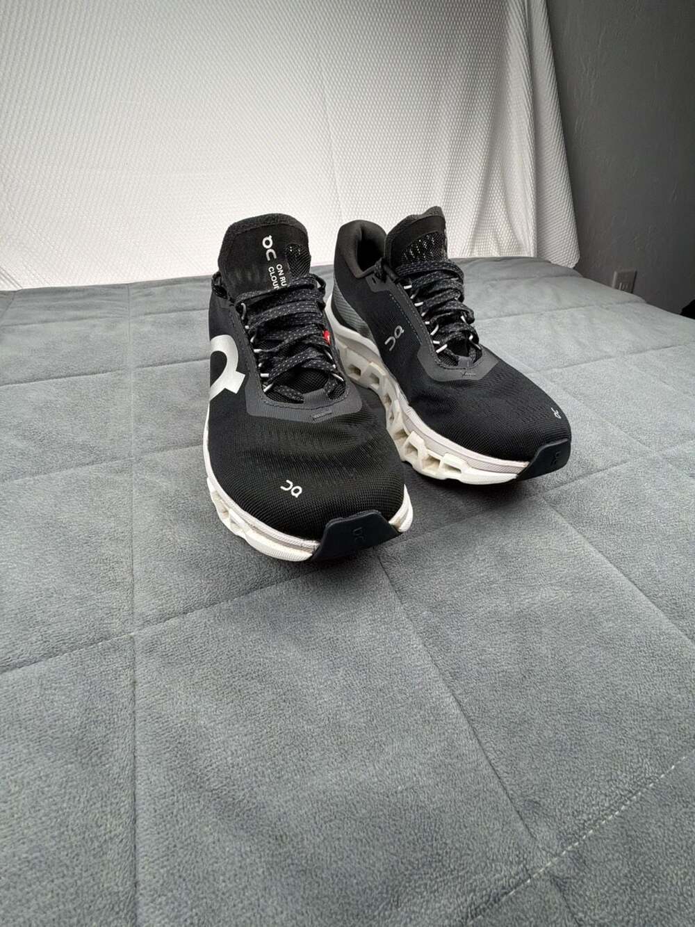 On Cloudmonster 2 Running Shoes Black Frost Women's Size 8.5 US / 40 EU